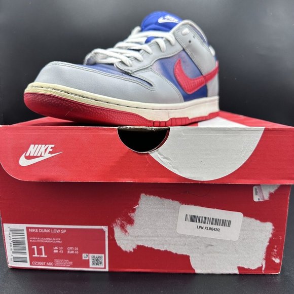 Nike Dunk Low Retro Samba 2020 Men\'s Size 11 Preowned With Box 100% Authentic main image 6